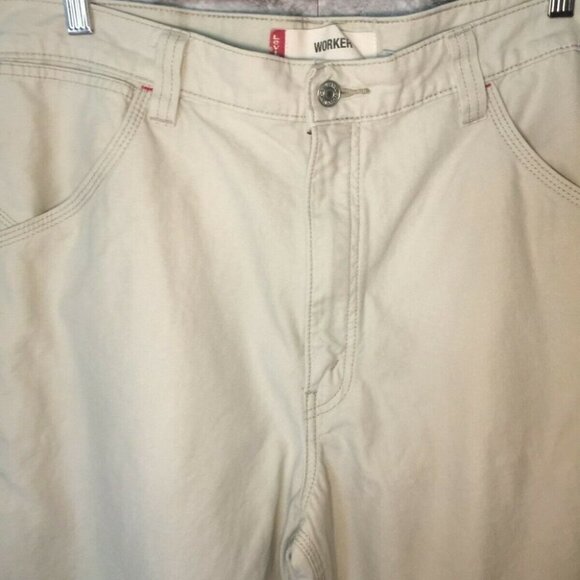 COPY - LEVI'S MEN Worker Pant Tan Straight Jean Men's 36 - Picture 4 of 9